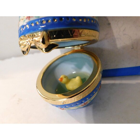 Hallmark Keepsake Ornament Easter Egg Surprise 1999 Porcelain Collectors Series - Picture 3 of 7